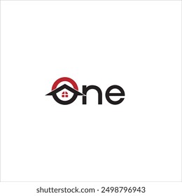 The logo says One with a black and red house icon