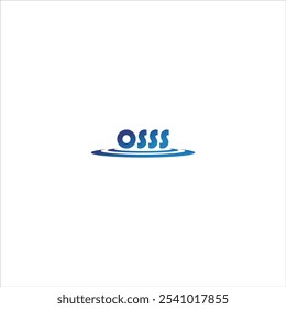 El logotipo dice OSSS con un charco azul sobre un fondo blanco