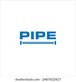 The logo says PIPE with a blue line underneath and a white background