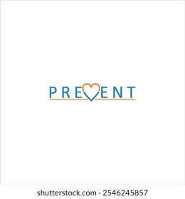 El logotipo dice PREVENIR con un icono de amor azul y naranja