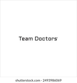El logo dice Equipo Doctores en negro y sobre un fondo blanco