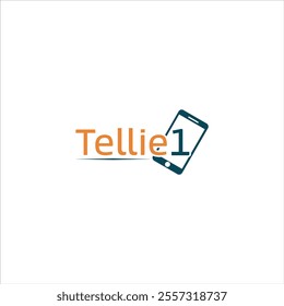 The logo says Tellie 1 with an orange and black cellphone icon