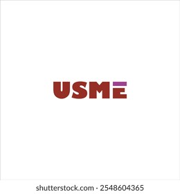 El logo dice USME en morado y rojo