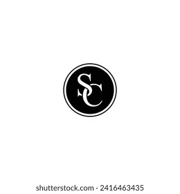 Logo sc initial sc company group brand design