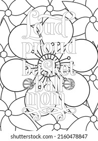 Logo for School Time, white decorative badge with an illustration of colorful school accessories and unique brush lettering for words - school time on purple abstract background.