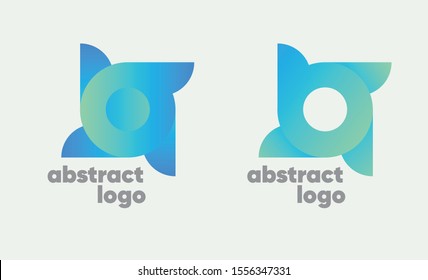 Logo science, spaces. Abstract modern technology logo. Abstract Innovation logo. Abstract gradient logo