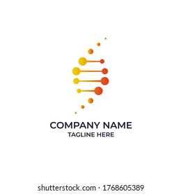el logotipo de la ciencia y la tecnología en los ámbitos de la medicina y el ADN