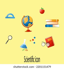 Logo para el icono científico y todos los estudiantes lo usan