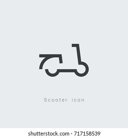 Logo, Scooter Icon