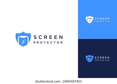 logo for screen protectors or shields with cell phones
