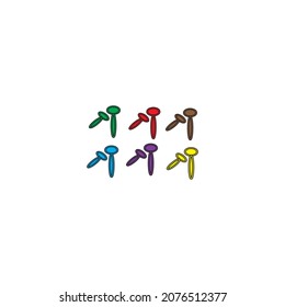 logo search vector design hand made