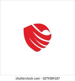 logo security icon templet vector