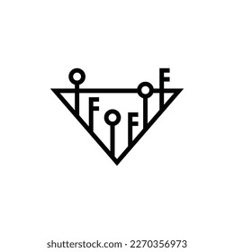 logo with security theme. for companies engaged in technology or other fields