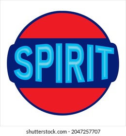logo from sepirit, the right color combination of red, dark blue and light blue, good gradation for logo reference