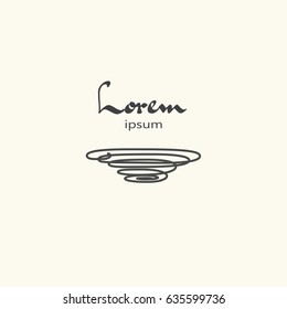 Logo series - kitchenware. EPS 10 Isolated object