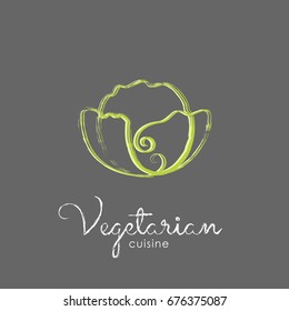 Logo series - Vegetables. EPS 10 Isolated object