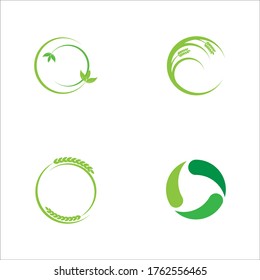 Logo set Agriculture vector design