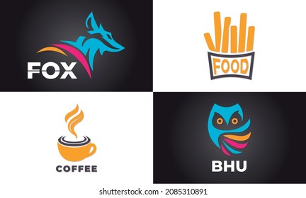 Logo Set, Arts and Creative Idea Symbols Collection, EPS 10 Vector