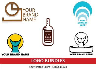 Logo Set Bundle Vector Design