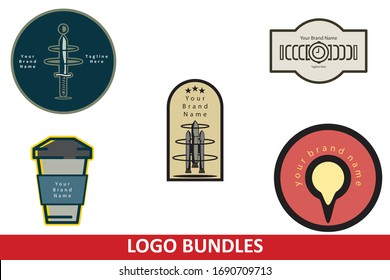 Logo Set Bundle Vector Design