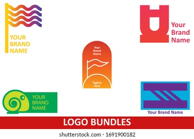 Logo Set Bundle Vector Design