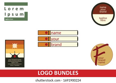 Logo Set Bundle Vector Design