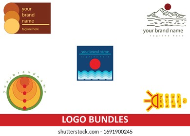 Logo Set Bundle Vector Design