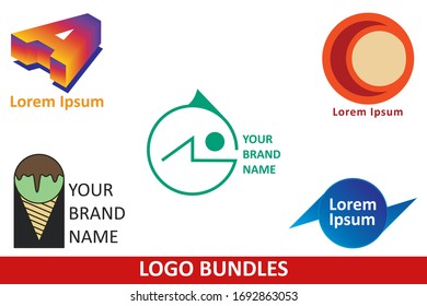 Logo Set Bundle Vector Design