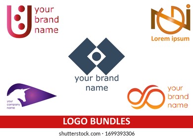 Logo Set Bundle Vector Design