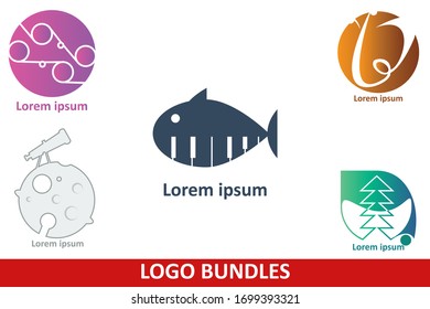 Logo Set Bundle Vector Design
