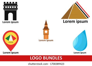 Logo Set Bundle Vector Design