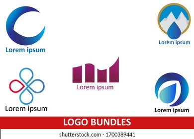 Logo Set Bundle Vector Design