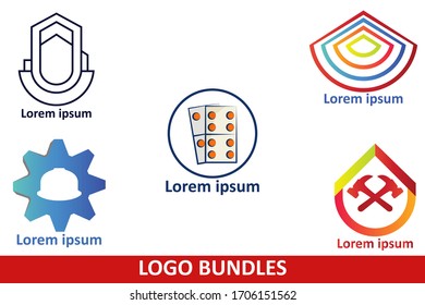 Logo Set Bundle Vector Design