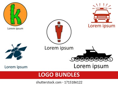 Logo Set Bundle Vector Design