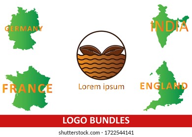 Logo Set Bundle Vector Design Stock Vector (Royalty Free) 1722544141 ...