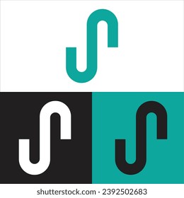 conjunto de logotipos combinados de las letras J, S, N, U e infinito.