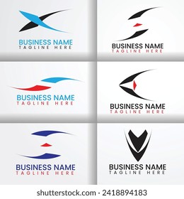 logo set, design for corporate identity