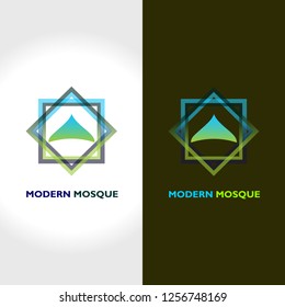 Logo Set of Modern Mosque