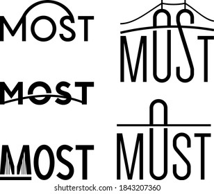 Logo Set MOST BRIDGE MUST