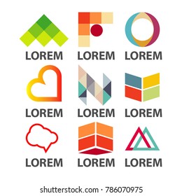 Logo Set Vector Template Design