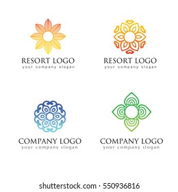 Logo set,Logo Collection,Crests logo,hotel logo,boutique brand logo,Vector Logo Template