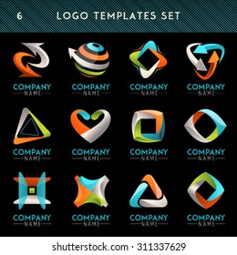 Logo set,logo collection,idea logo,family logo,people logo,creative logo design template,eco logo set, vector logo template. Modern logotype symbol icon set.