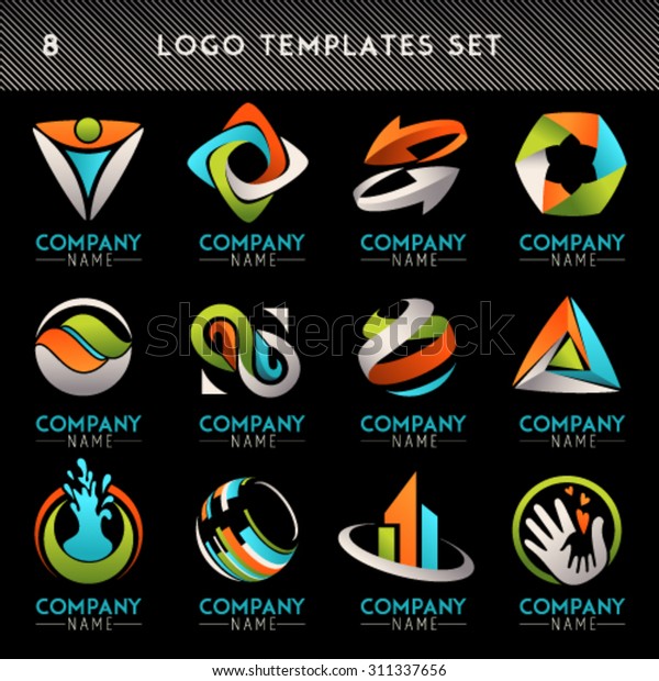 Logo Setlogo Collectionidea Logofamily Logopeople Logocreative Stock ...