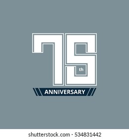 logo seventy five years anniversary