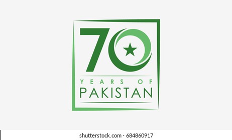Logo of Seventy years independence of Pakistan