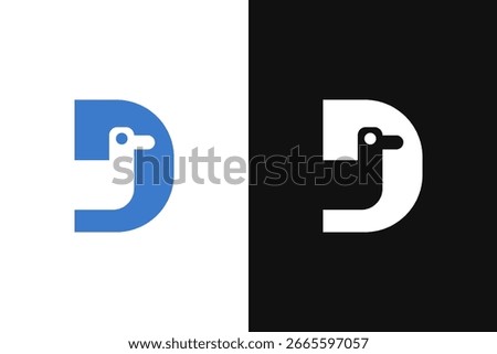The logo is in the shape of the letter B and the duck symbol.