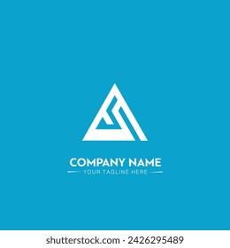 A logo shape letter for a tech company. Digital tech logo