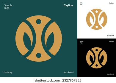 logo shape oval simple luxury