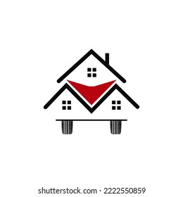 Das Logo ist die Form eines Laufhauses. Bücher oder Bleistift.