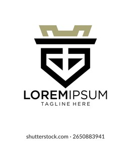 O logótipo tem a forma de um escudo com uma coroa em cima, dando a impressão de poder, confiança e luxo tecnológico